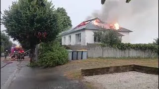 Miniature : La foudre incendie une maison à Tréguier le 15 juillet 2026