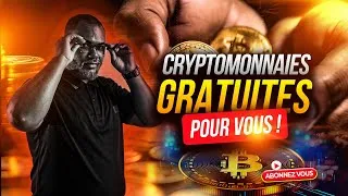 Miniature : Cryptomonnaies Gratuites pour vous ! 🔥💰