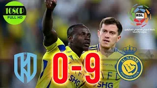 Miniature : Al Nassr ÉCRASE Al Okhdood 9-0 ! Sadio Mané Éblouissant avec 4 Buts | Résumé Complet (12 Mai 2025)