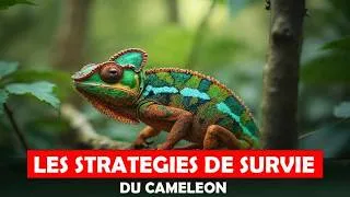 Miniature : Comment le caméléon trompe ses ennemis : ses stratégies de survie révélées. #Animaux