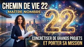 Miniature : Chemin de vie 22, maître nombre : concrétiser de grands projets et porter sa mission