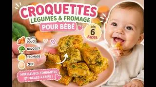 Miniature : 👶 Croquettes Fondantes pour Bébé dès 6 Mois 🥦🧀