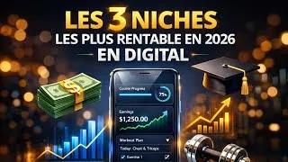 Miniature : Les 3 niche les plus rentable dans le digital en 2026