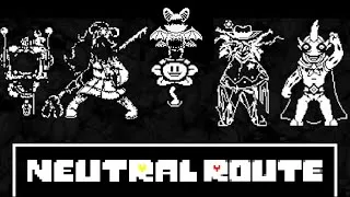 Miniature : |UNDERTALE YELLOW SPOILERS| What if we kill all the mini-bosses and bosses in Neutral route? #6.5