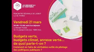 Miniature : Budgets verts, budgets climat, annexe verte : de quoi parle-t-on ?