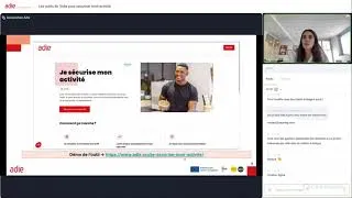 Miniature : Webconférence de l'Adie : Les outils de l'Adie pour sécuriser mon activité