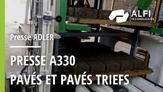 Miniature : Presse ADLER A330 | Pavés et pavés triefs