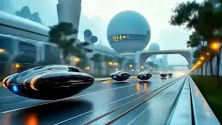 Miniature : L'avenir de transport, Des voitures  aérodynamiques et sans roues, l'évolution de la technologie. 