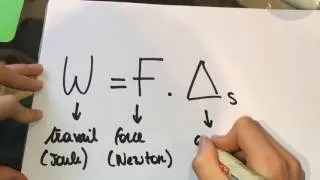 Miniature : Le travail (énergie) en physique - AdoleSCIENCES (Physique 4ème)