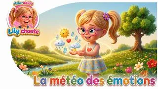 Miniature : La météo des émotions 🌈 | chanson pour enfants | apprendre à reconnaître ses émotions - Lily chante