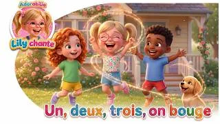 Miniature : Un, deux, trois, on bouge ! 🏃 | chanson à gestes pour enfants | sport et motricité - Lily chante
