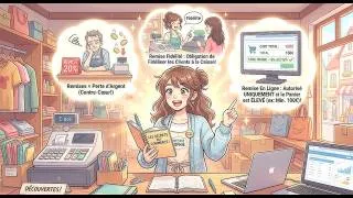 Miniature : J'ai enfin compris les remise magasin et remise en ligne. la peur de la remise.