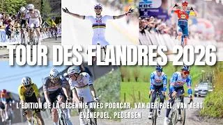 Miniature : Tout savoir sur le tour des Flandres 2026 ? (Pogacar,Van der Poel, Van Aert, Evenpoel, Pedersen)