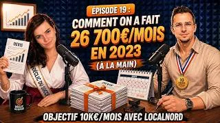 Miniature : Comment on a fait 26 700€/mois en 2023 (à la main) | #19