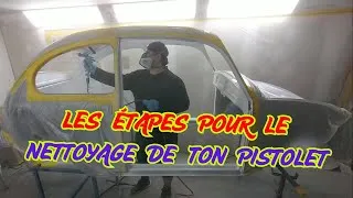 Miniature : PEINTURE AUTOMOBILE : COMMENT NETTOYER SON PISTOLET DE PEINTURE