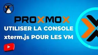 Miniature : PROXMOX :  utiliser la console xterm.js pour les VM (et c'est très pratique)
