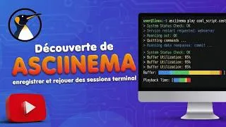 Miniature : asciinema : ENREGISTREZ LE TERMINAL ET JOUEZ LES REPLAYS ! (BONUS : Export en GIF)