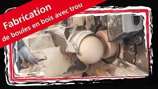 Miniature : Production : Boules en bois percées