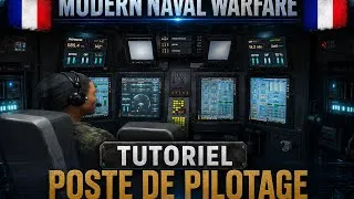 Miniature : Modern Naval Warfare FR : Tutoriel poste de pilotage du sous-marin (Class Virginia) français
