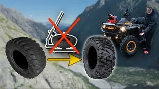 Miniature : On change les Pneus du QUAD sans démonte pneus | 4K