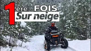 Miniature : 1ère fois en QUAD sous la neige ❗ | 4K