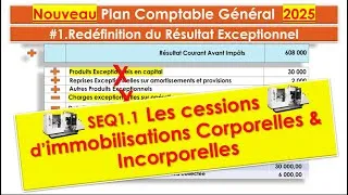 Miniature : Plan Comptable 2025 : Cessions d'Immobilisations Corporelles & Incorporelles
