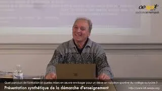 Miniature : Jean-Luc Ubaldi : Atelier de pratique « natation sportive » (synthèse de la démarche d'enseignement)