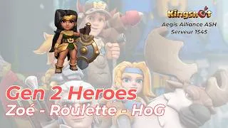 Miniature : Kingshot Zoé Gen 2 : Faut-il investir ? Guide complet HoG Saison 3 & Roulette Jour 40