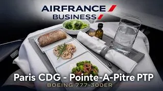 Miniature : 🇫🇷 Paris-CDG - Pointe-a-Pitre PTP Guadeloupe (Business) - Air France Boeing 777-300ER Flight Report