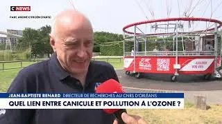 Miniature : Quel lien entre canicule et pollution à l'ozone ? par Michel Chevalet, avec Jean-Baptiste Renard