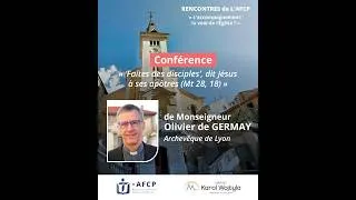 Miniature : « 'Faites des disciples' (Mt 28,19) : la pastorale au service de l’accompagnement » - Mgr de Germay