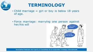 Miniature : International expertise and child marriage