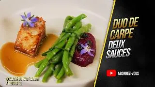 Miniature : Duo de carpe et deux sauces