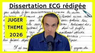 Miniature : 🎓 Dissertation “Juger sans savoir” — Sujet HEC 2026 intégralement rédigé 🎓