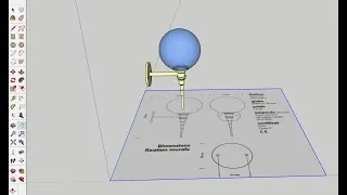 Miniature : Création d'une lampe en 3D sur Sketchup pour un futur travail sur v-ray et Twinmotion