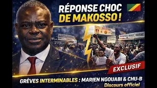 Miniature : "Collinet Makosso face aux grèves interminables : Sa réponse choc sur Marien Ngouabi et CHU-B