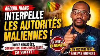 Miniature : Abdoul Niang alerte : “Le Mali va droit au mur si rien ne change !”