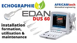 Miniature : EDAN DUS 60 échographe portatif: présentation, formation et maintenance