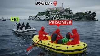 Miniature : Trois prisonniers tentent de s'échapper d'Alcatraz sous les yeux du FBI / L'histoire Complet