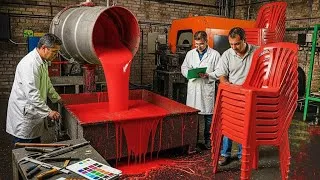 Miniature : À l’intérieur de l’usine de recyclage : Comment des chaises en plastique usées renaissent neuves