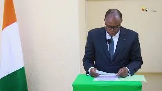 Miniature : Cérémonie d'hommage à SEM Amadou Gon Coulibay à l'ambassade de CI au Maroc