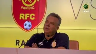 Miniature : Maher Kanzari Entraineur ES Tunis après la victoire 1-0 contre Rahimo FC