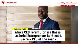 Miniature : Africa CEO Forum : Idrissa Nassa, le serial entrepreneur burkinabè, sacré « CEO of the year »