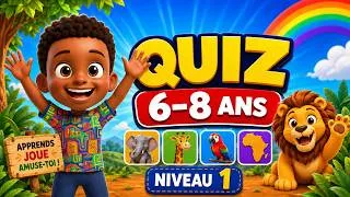 Miniature : Quiz Éducatif 6–8 Ans 🧠 Questions Amusantes & Défis | Niveau 1