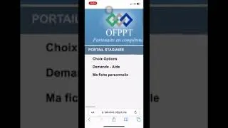 Miniature : Choix des options de la 2 ème année à l'OFPPT