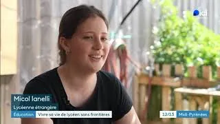 Miniature : Vivre sa vie de lycéen à l'étranger｜Reportage @ici Occitanie