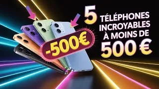 Miniature : 5 téléphones incroyables à moins de 500 € sur Amazon en 2025 📱💸