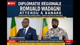Miniature : 🔴 Diplomatie régionale : Romuald Wadagni attendu à Bamako 