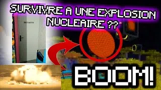 Miniature : SURVIVRE A UNE EXPLOSION DANS UNE PORTE ?! DEFI MINECRAFT SURVIE MODDEE