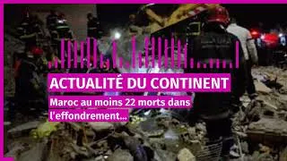 Miniature : maroc au moins 22 morts dans leffondrement de deux immeubles